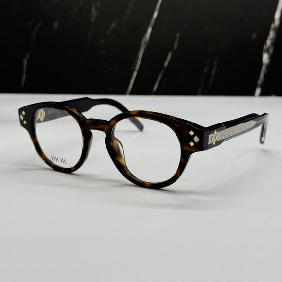 NEW CD DIAMONDO R1I 2000 DIOR EYEGLASSES DARK HAVANA EYEWEAR DIOR - Picture 3 of 12